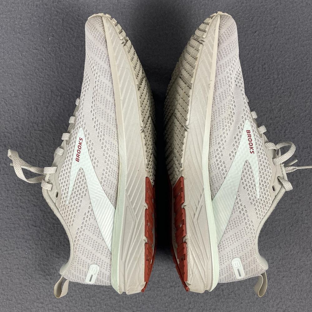 Brooks Revel Running Shoes Womens Size 10.5 Gray White Knit Road Neutral 120386 - Picture 11 of 15